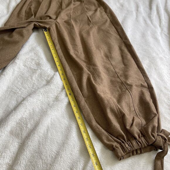 Free People Pants Every Day A Dream Tie Bronze Combo Size S NWOT - Picture 8 of 9